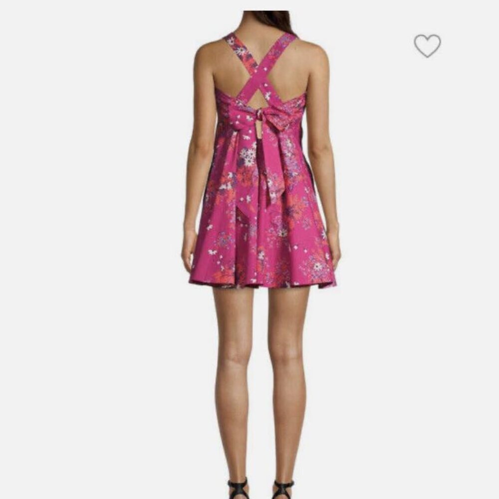 Free People Fuschia Floral Dress - Picture 5 of 5